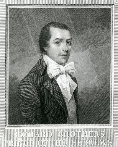 Richard Brothers (1757-1824) (gravyr) av English School