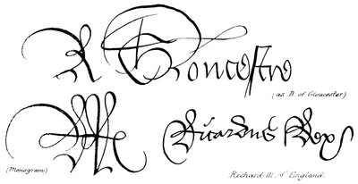 Richard III av England av English School