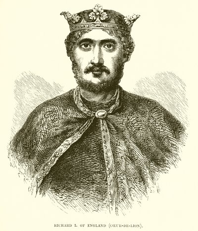 Richard I av England av English School