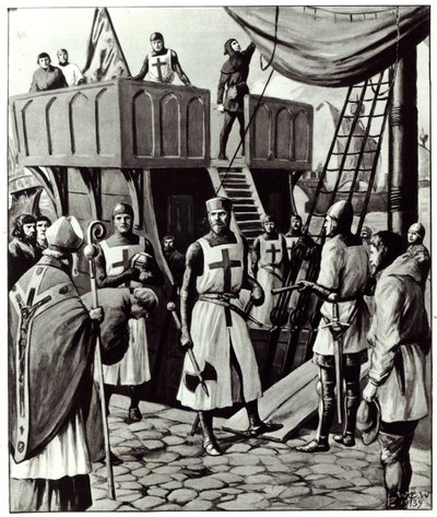 Richard I seglar till det Heliga landet, 1939 av English School