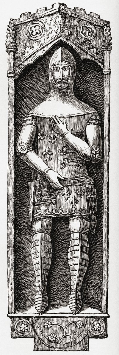 Richard Plantagenet, ur "A Short History of the English People" av J. R. Green, publicerad 1893. av English School