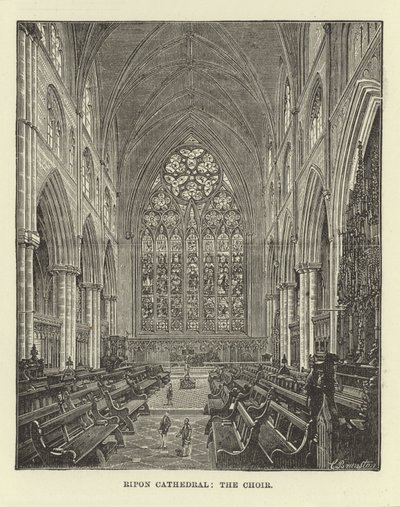 Ripons katedral, kören av English School