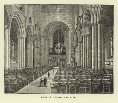 Ripons katedral, långhuset av English School