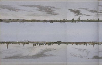 River Thames Panorama, ca 1829 (akvatint) av English School