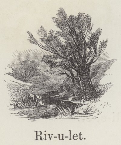 Rivulet (gravyr) av English School
