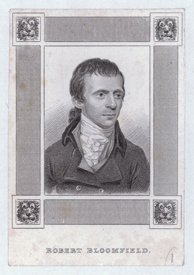Robert Bloomfield, engelsk poet (gravyr) av English School