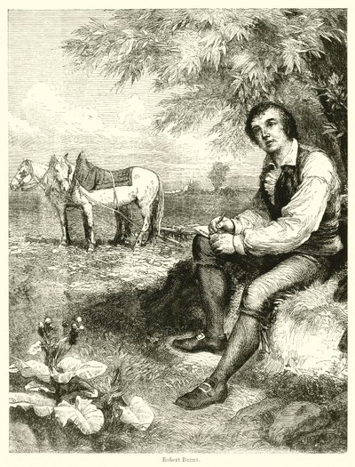 Robert Burns (gravyr) av English School