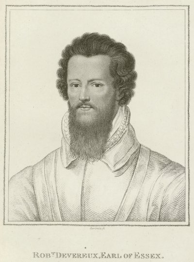 Robert Devereux, Earl of Essex (gravyr) av English School
