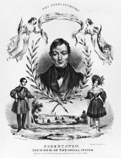 Robert Owen (1771-1858) av English School