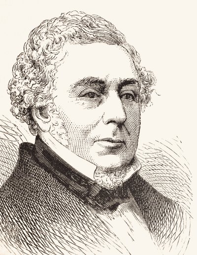 Robert Stephenson, från The National and Domestic History of England av William Hickman Smith Aubrey (1858-1916) publicerad London, ca 1890 av English School