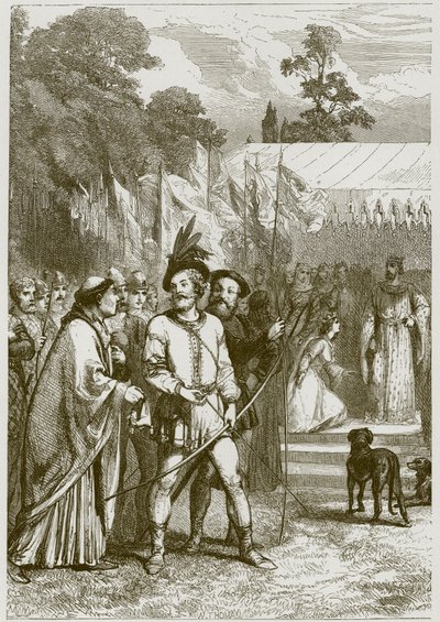 Robin Hood och drottning Katherine av English School