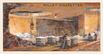 Bergsaltgruva (chromolitho) av English School