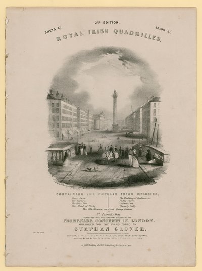Royal Irish Quadrilles (gravyr) av English School