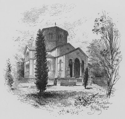 Royal Mausoleum, Frogmore (gravyr) av English School