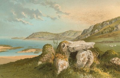 Rozel Bay och Druidical Remains--Jersey av English School