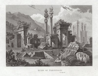 Ruinerna av Persepolis av English School