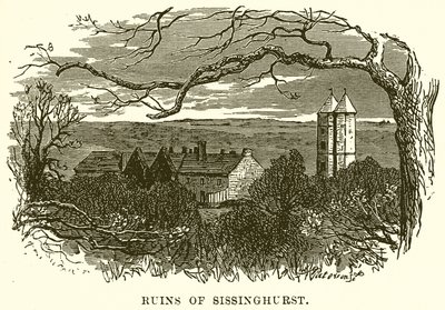 Ruinerna av Sissinghurst av English School