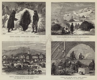Ryska turkiska kriget (gravyr) av English School
