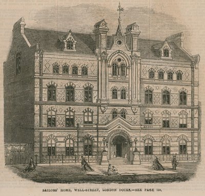 Sailors Home, Well Street, London Docks av English School