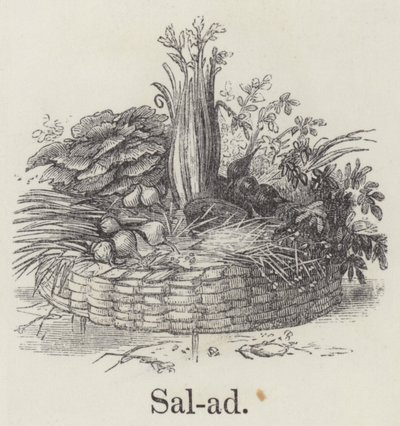 Sallad (gravyr) av English School