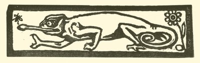 Salamander (träsnitt) av English School