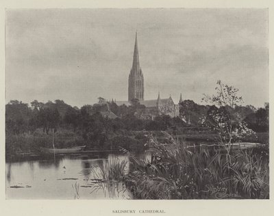 Salisbury Cathedral (gravyr) av English School