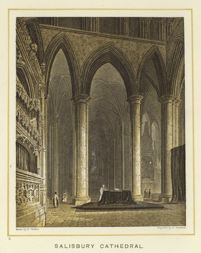 Salisbury katedral av English School