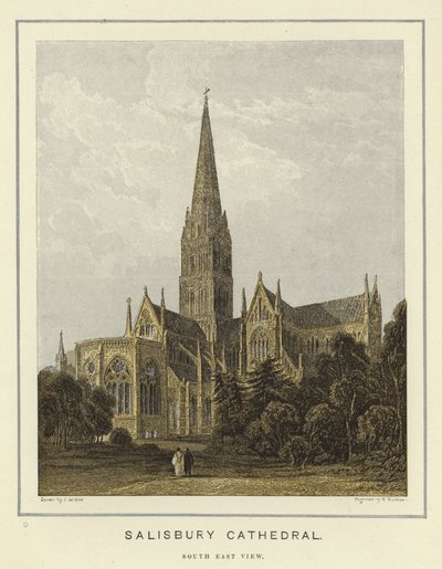 Salisbury Cathedral, sydostvy av English School