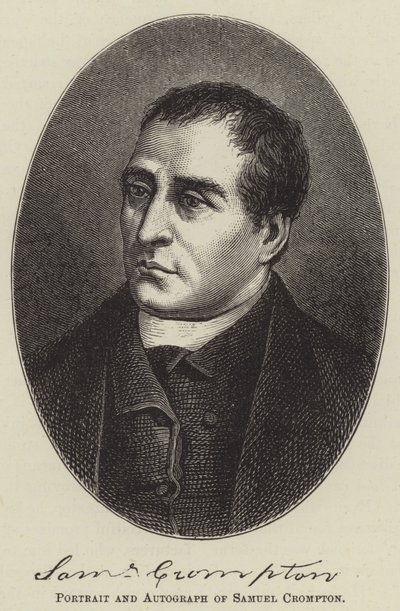 Samuel Crompton (gravyr) av English School