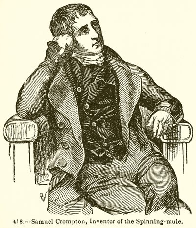 Samuel Crompton, uppfinnare av Spinning-Mule av English School