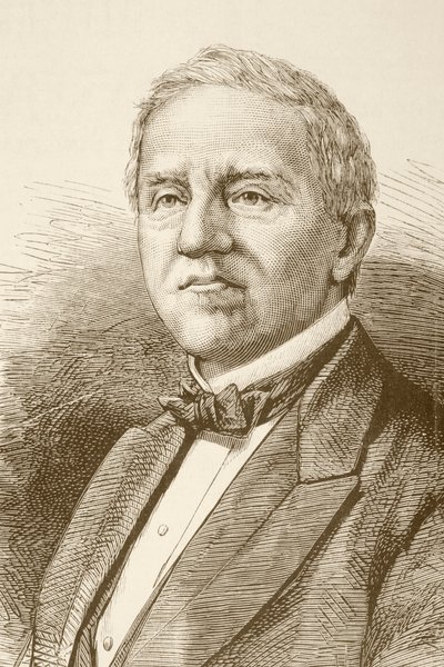 Samuel J. Tilden (litho) av English School