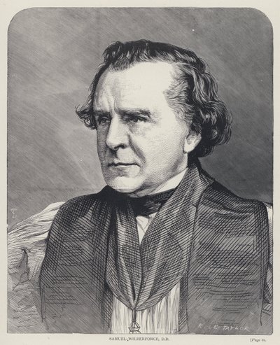Samuel Wilberforce, DD (gravyr) av English School