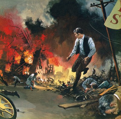 Jordbävningen i San Francisco den 18 april 1906 av English School