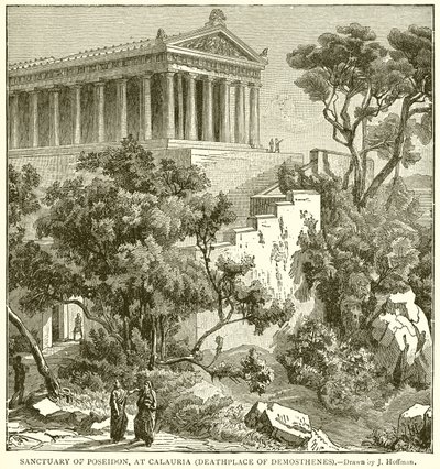 Sanctuary of Poseidon, i Calauria (Demosthenes dödsplats) av English School