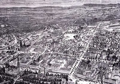 Sandhurst, Victoria, Australien, från "Australian Pictures", pub. av The Religious Tract Society av English School