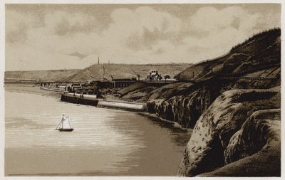 Sandsend (litografi) av English School