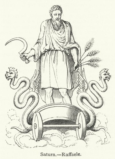 Saturnus (gravyr) av English School