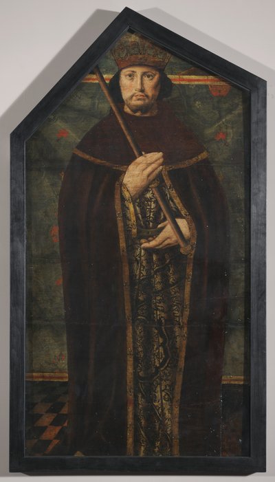 Saxon King, ca 1515 (olja på ekpaneler) av English School