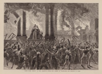 Scen ur "Rienzi" på Her Majesty