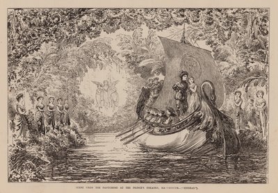 Scen ur pantomimen på Prince