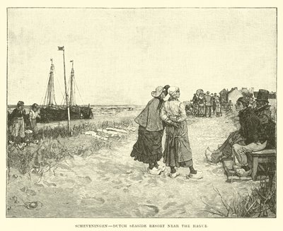 Scheveningen, holländsk badort nära Haag av English School
