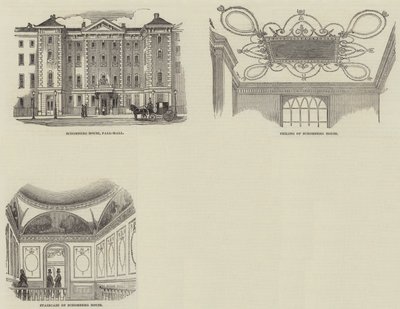 Schomberg House, Pall Mall (gravyr) av English School