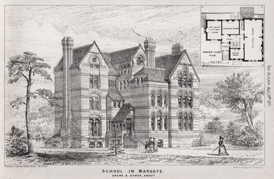 Skola i Margate (gravyr) av English School