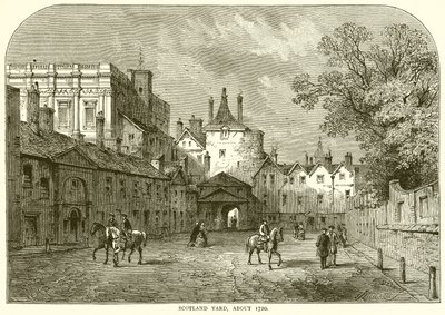 Scotland Yard, omkring 1720 av English School
