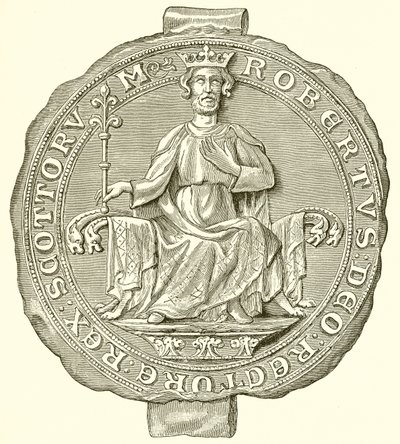 Sigill av Robert Bruce, kung av Skottland av English School