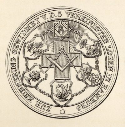 Muhuri wa Masons wa Hamburg, kutoka 