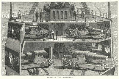 Sektion av "Alexandra" (gravyr) av English School