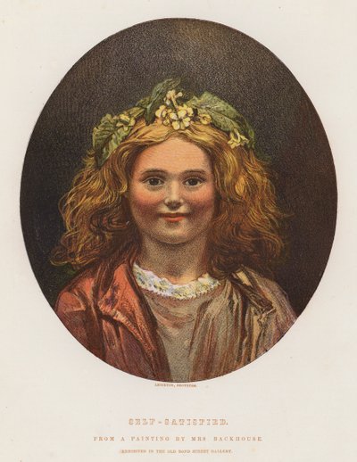 Självbelåten (färglitografi) av English School