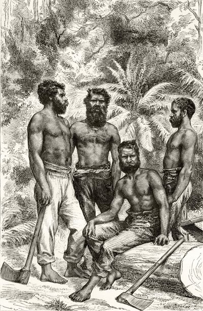 Halvciviliserade viktorianska aboriginer, från 