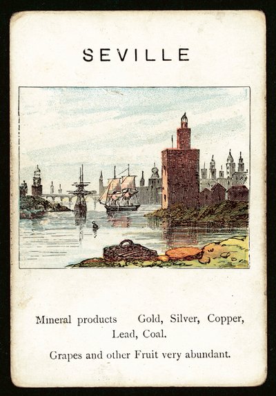 Sevilla (färg litho) av English School
